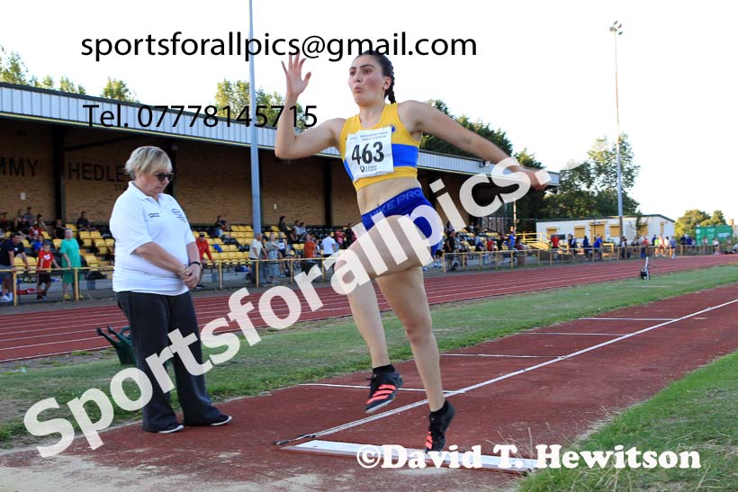 Long jump, 2022 NEGP Monkton No. 6, Wednesday, Aug. 10th. Photo: David T. Hewitson/Sports for All Pics